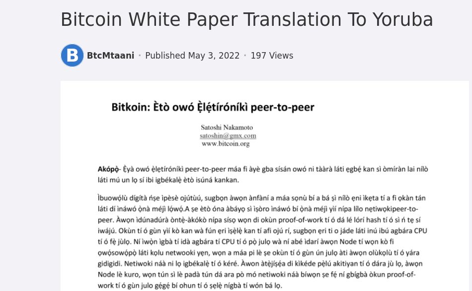 Bitcoin Mtaani