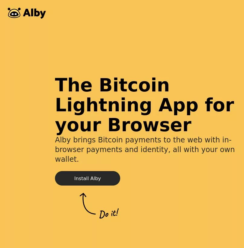 alby - bitcoin lightning wallet