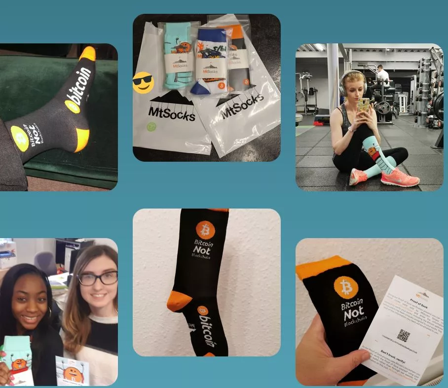 MtSocks: Bitcoin Education Socks, Hyperbitcoinization