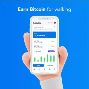 earn bitcoin for walking
