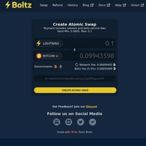 boltz exchange atomic swap