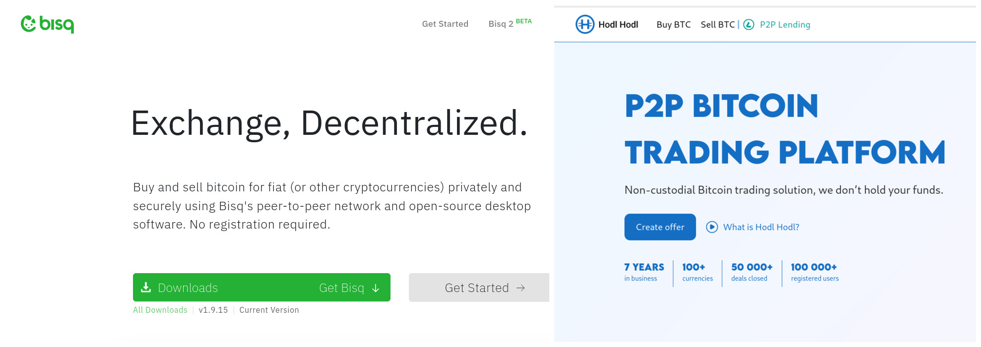 Hodl Hodl vs Bisq: Which One Should You Use?